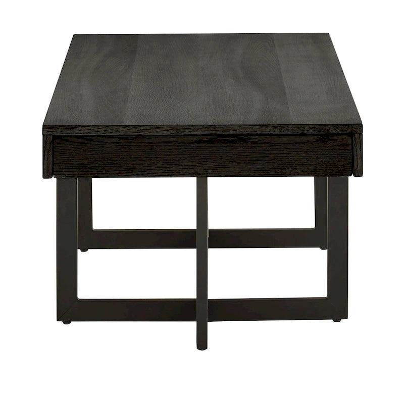 Table basse Eldersley Wood Finish avec deux tiroirs par iNSPIRE Q Modern