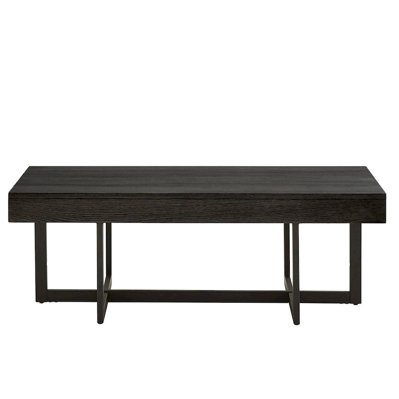Table basse Eldersley Wood Finish avec deux tiroirs par iNSPIRE Q Modern