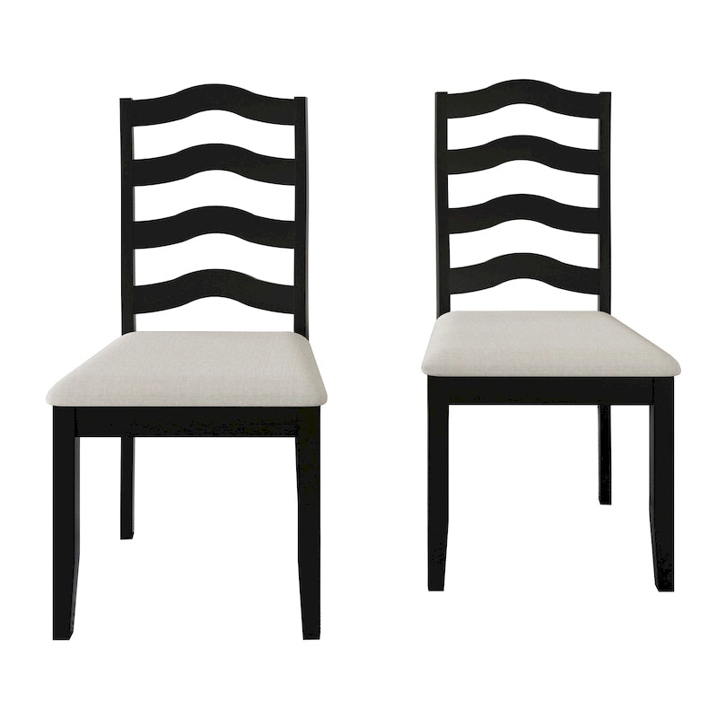 Chaises de salle à manger en bois Sophistique CraftPorch (Lot de 2) - N/A