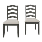 Chaises de salle à manger en bois Sophistique CraftPorch (Lot de 2) - N/A