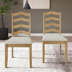 Chaises de salle à manger en bois Sophistique CraftPorch (Lot de 2) - N/A
