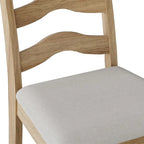 Chaises de salle à manger en bois Sophistique CraftPorch (Lot de 2) - N/A