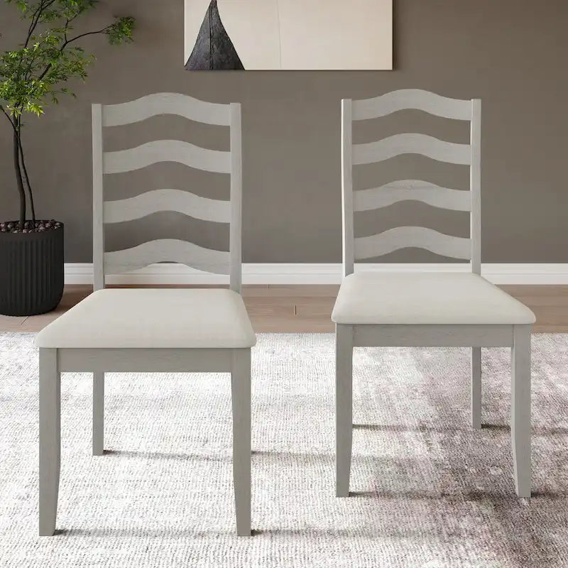 Chaises de salle à manger en bois Sophistique CraftPorch (Lot de 2) - N/A