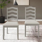 Chaises de salle à manger en bois Sophistique CraftPorch (Lot de 2) - N/A