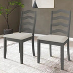 Chaises de salle à manger en bois Sophistique CraftPorch (Lot de 2) - N/A