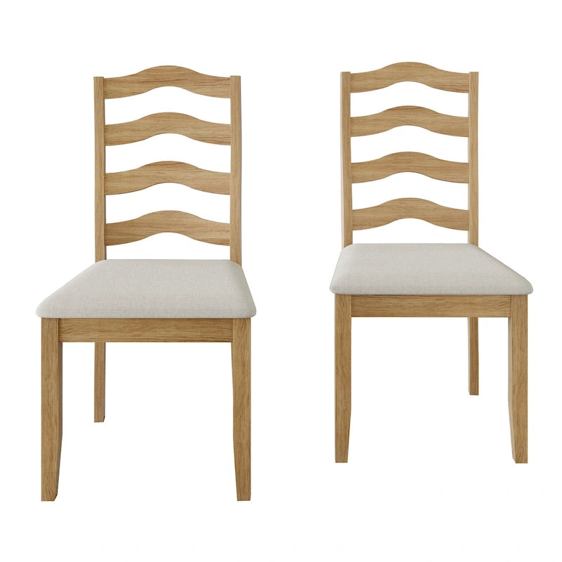 Chaises de salle à manger en bois Sophistique CraftPorch (Lot de 2) - N/A