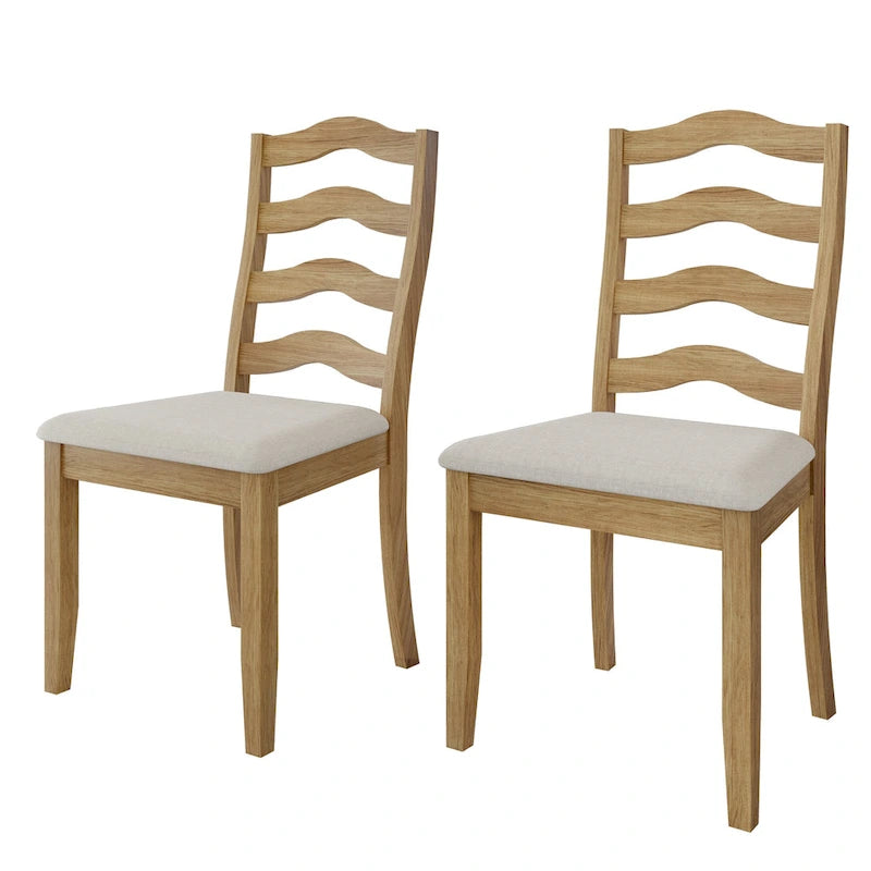 Chaises de salle à manger en bois Sophistique CraftPorch (Lot de 2) - N/A