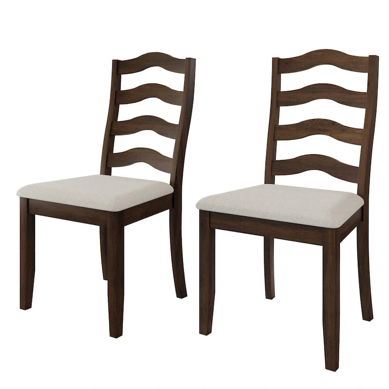 Chaises de salle à manger en bois Sophistique CraftPorch (Lot de 2) - N/A