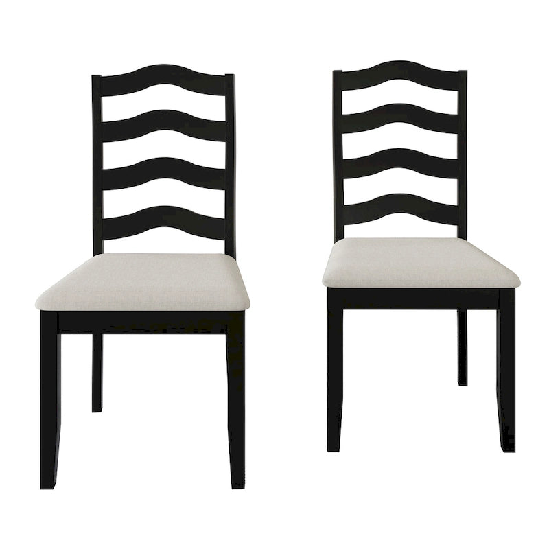 Chaises de salle à manger en bois Sophistique CraftPorch (Lot de 2) - N/A