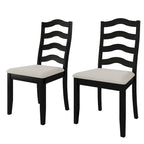 Chaises de salle à manger en bois Sophistique CraftPorch (Lot de 2) - N/A