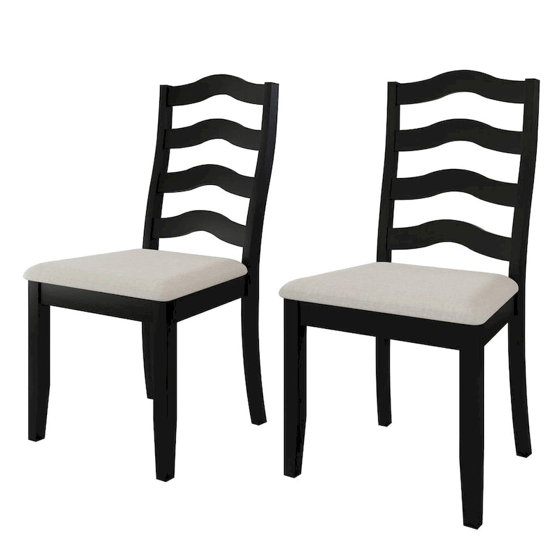 Chaises de salle à manger en bois Sophistique CraftPorch (Lot de 2) - N/A