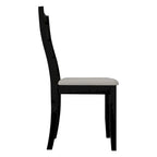 Chaises de salle à manger en bois Sophistique CraftPorch (Lot de 2) - N/A