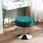 Tabouret de coiffeuse rond pivotant avec hauteur réglable