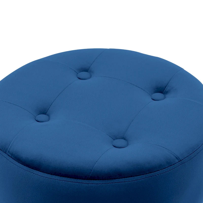 Tabouret de coiffeuse rond pivotant avec hauteur réglable