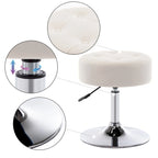 Tabouret de coiffeuse rond pivotant avec hauteur réglable