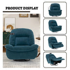Fauteuil inclinable en chenille pivotant et réglable avec support de téléphone