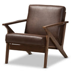 Fauteuil de salon mi-century Bianca Baxton Studio