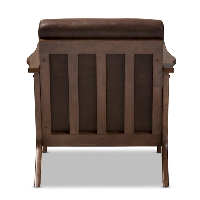 Fauteuil de salon mi-century Bianca Baxton Studio