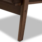 Fauteuil de salon mi-century Bianca Baxton Studio