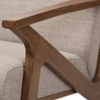 Fauteuil de salon mi-century Bianca Baxton Studio