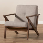 Fauteuil de salon mi-century Bianca Baxton Studio