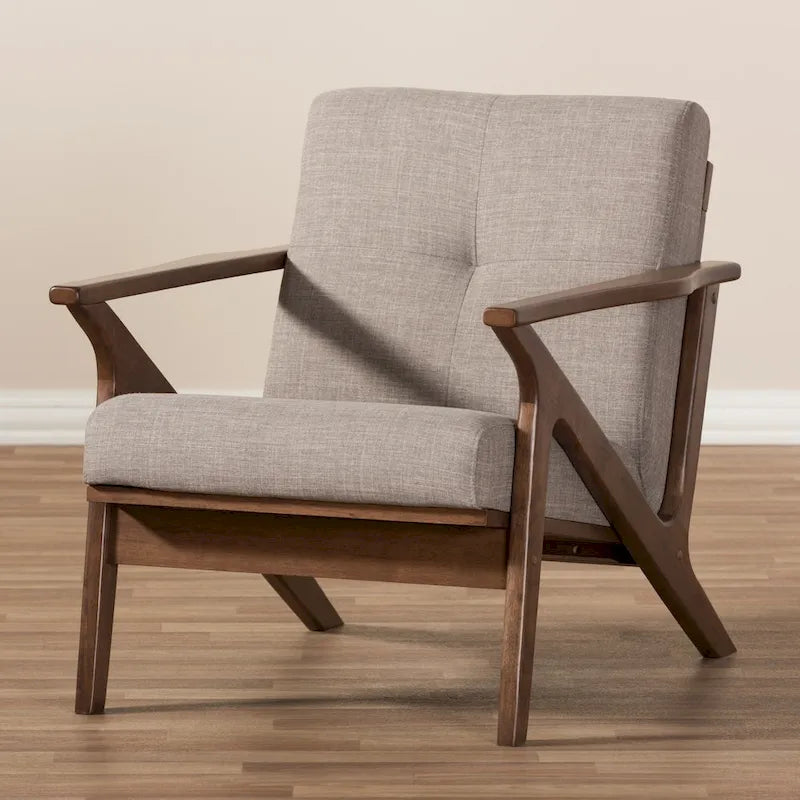 Fauteuil de salon mi-century Bianca Baxton Studio