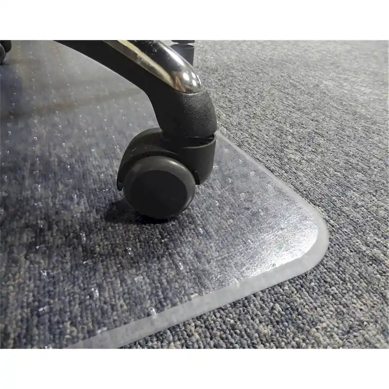 Tapis de protection de sol à picots en PVC D&W pour chaise de bureau pour moquettes à poils courts