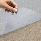 Tapis de protection de sol à picots en PVC D&W pour chaise de bureau pour moquettes à poils courts