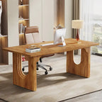 Bureau de direction moderne, grande table de conférence informatique de 180 cm