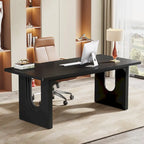 Bureau de direction moderne, grande table de conférence informatique de 180 cm