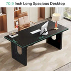 Bureau de direction moderne, grande table de conférence informatique de 180 cm