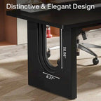 Bureau de direction moderne, grande table de conférence informatique de 180 cm