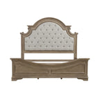 Ensemble de lit tapissé, commode avec miroir et table de nuit Magnolia Manor