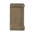 Ensemble de lit tapissé, commode avec miroir et table de nuit Magnolia Manor