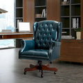 Chaise de bureau pivotante Maximiliano Modern avec dossier capitonné par HULALA HOME