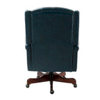 Chaise de bureau pivotante Maximiliano Modern avec dossier capitonné par HULALA HOME