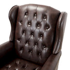 Chaise de bureau pivotante Maximiliano Modern avec dossier capitonné par HULALA HOME