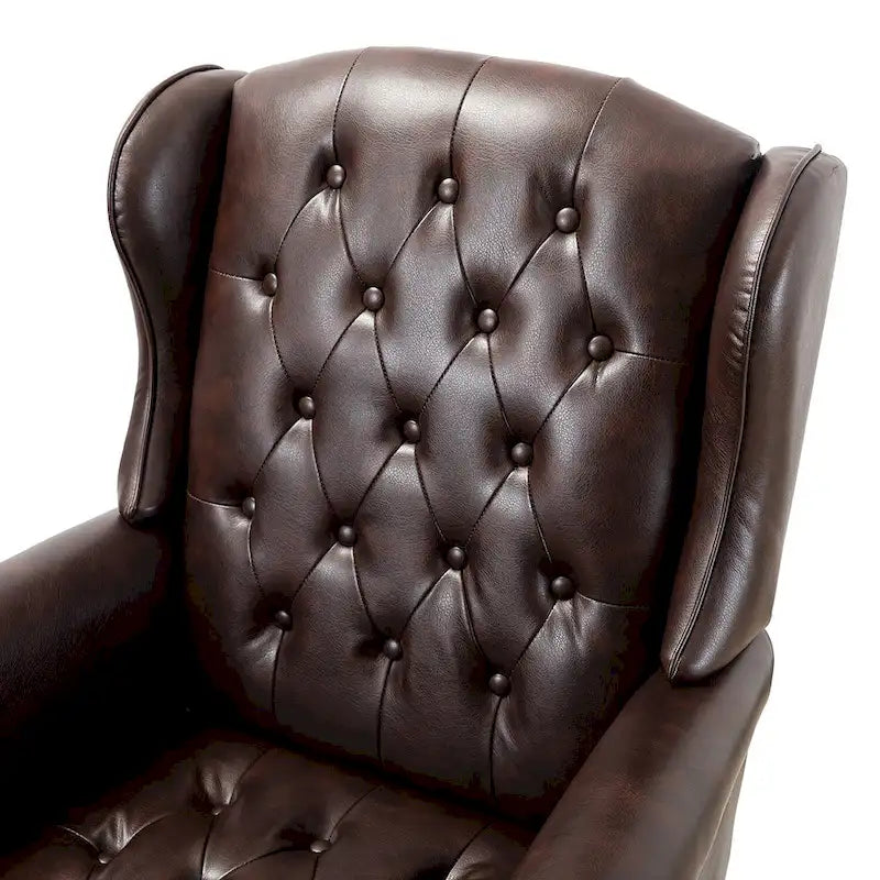 Chaise de bureau pivotante Maximiliano Modern avec dossier capitonné par HULALA HOME