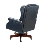 Chaise de bureau pivotante Maximiliano Modern avec dossier capitonné par HULALA HOME