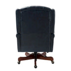 Chaise de bureau pivotante Maximiliano Modern avec dossier capitonné par HULALA HOME