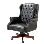 Chaise de bureau pivotante Maximiliano Modern avec dossier capitonné par HULALA HOME