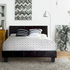 Anita – Lit plateforme contemporain en similicuir