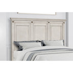 Ensemble de chambre à coucher 5 pièces en bois vieilli "Renova"