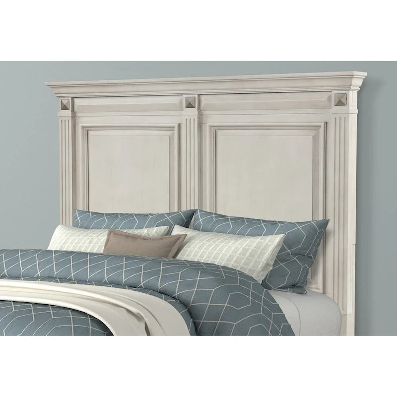 Ensemble de chambre à coucher 5 pièces en bois vieilli "Renova"