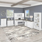 Bureau en L avec huche Fairview 60W par Bush Furniture