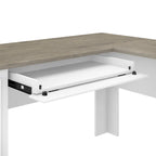 Bureau en L avec huche Fairview 60W par Bush Furniture