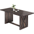 Moasis Grande Table à Manger de Ferme pour Cuisine de 70,8 po, pour 6 à 8 Personnes