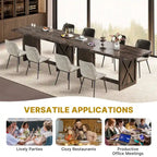 Moasis Grande Table à Manger de Ferme pour Cuisine de 70,8 po, pour 6 à 8 Personnes