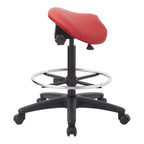 Tabouret sans dossier avec siège ergonomique réglable en hauteur