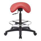 Tabouret sans dossier avec siège ergonomique réglable en hauteur